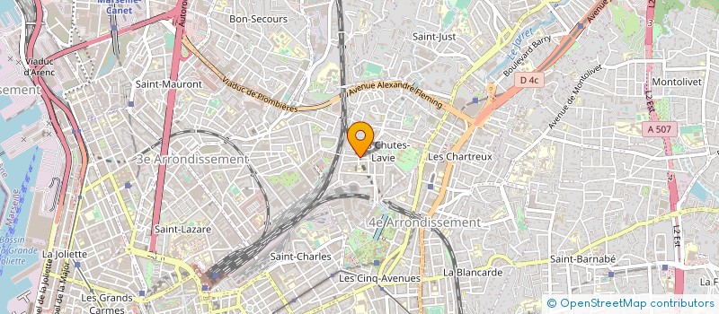 localisation de l'entreprise MADAME NAOUEL ZAAMCHA à MARSEILLE