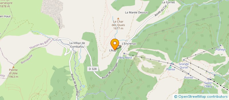 localisation de l'entreprise MADAME NAOUEL ZINE  LA COTE-D'ARBROZ