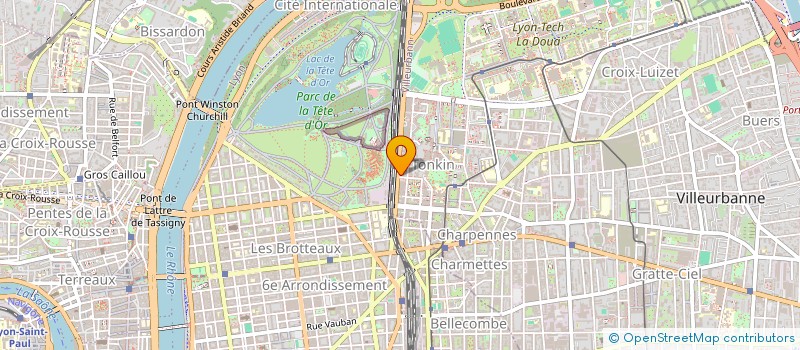 localisation de l'entreprise MADAME NAOUELE BENHADDOU  VILLEURBANNE