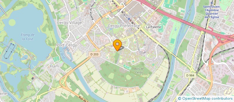 localisation de l'entreprise MADAME NAOULI KI  CERGY