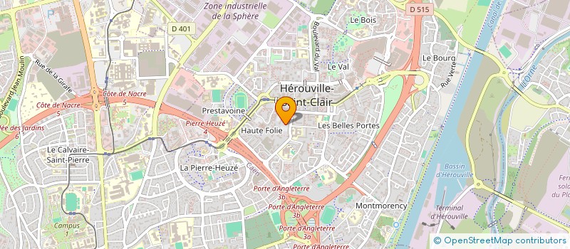 localisation de l'entreprise MADAME NAOURES GHAMMAM à HEROUVILLE SAINT CLAIR