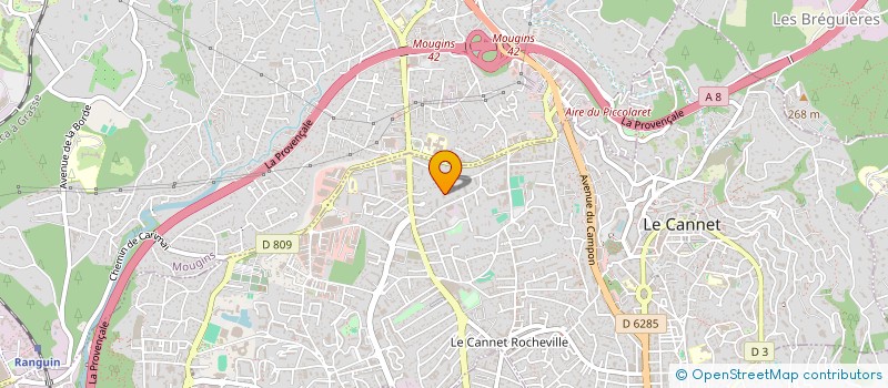 localisation de l'entreprise MADAME NAPAPORN WANGCHUAIKLANG à CANNES