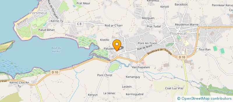 localisation de l'entreprise MADAME NAPHASORN POKINBOONYAPISUT  PLOUESCAT