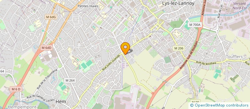 localisation de l'entreprise MADAME NAPHYSSA HAMOUD  HEM