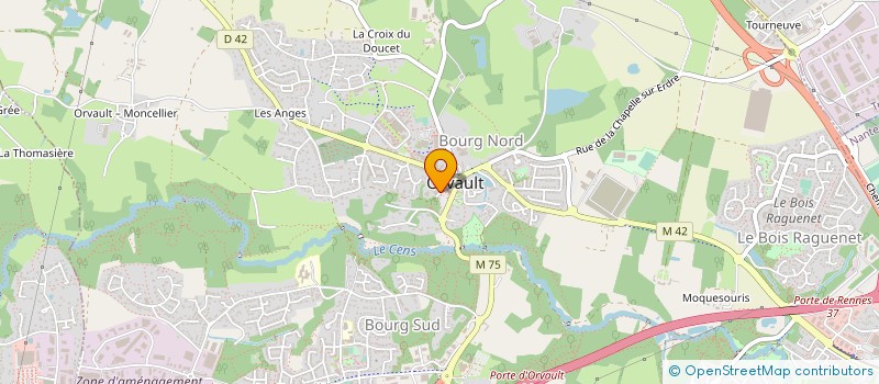 localisation de l'entreprise MADAME NARCISA LAPADAT à ORVAULT