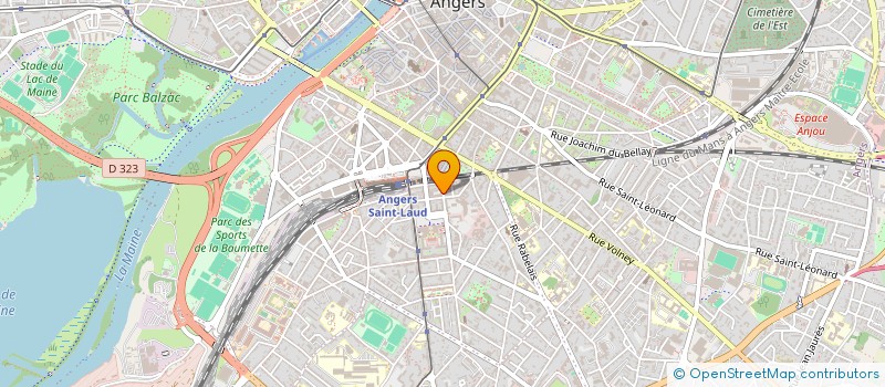 localisation de l'entreprise MADAME NARDINE HEMAYA à ANGERS