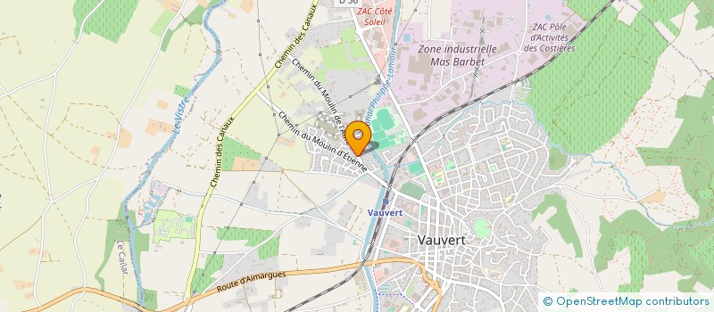 localisation de l'entreprise MADAME NARDJESE DEVAUX à VAUVERT