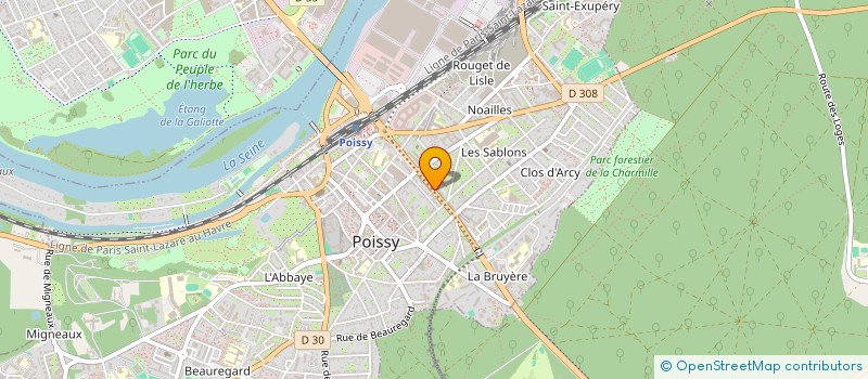 localisation de l'entreprise MADAME NARES VASQUES  POISSY