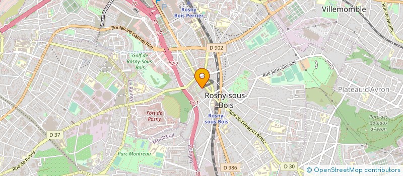 localisation de l'entreprise MADAME NARGES POUR HASSAN ZONOZ à ROSNY-SOUS-BOIS