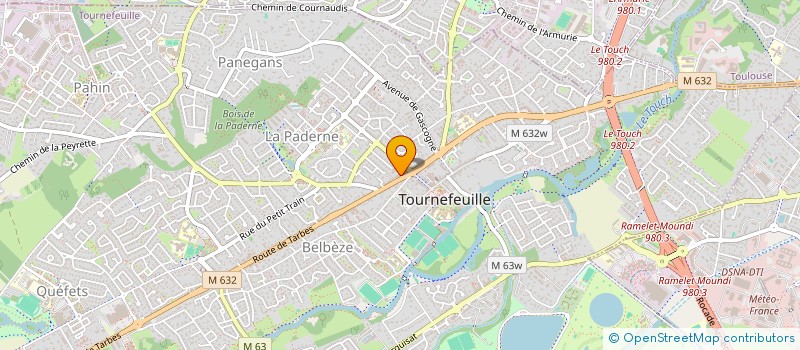 localisation de l'entreprise MADAME NARGES TAFTEH  TOURNEFEUILLE