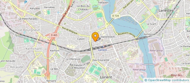 localisation de l'entreprise MADAME NARGIS AKA KHAIL  LORIENT