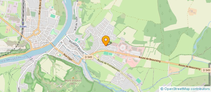 localisation de l'entreprise MADAME NARIMANE ABDELFETTAH  GIVET