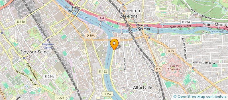 localisation de l'entreprise MADAME NARIMANE BECHIKH  ALFORTVILLE