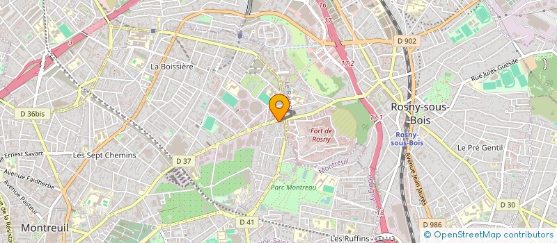 localisation de l'entreprise MADAME NARIMANE MOHAMMEDI à MONTREUIL