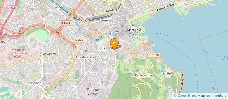 localisation de l'entreprise MADAME NARIMEL ZERROUK à ANNECY