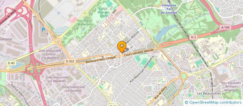 localisation de l'entreprise MADAME NARIMEN BENAMMAR à AULNAY-SOUS-BOIS
