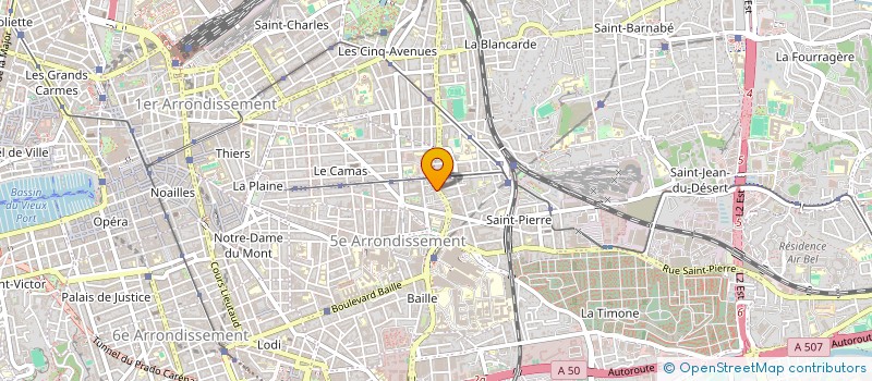 localisation de l'entreprise MADAME NARIMENE EL HAOUARI  MARSEILLE