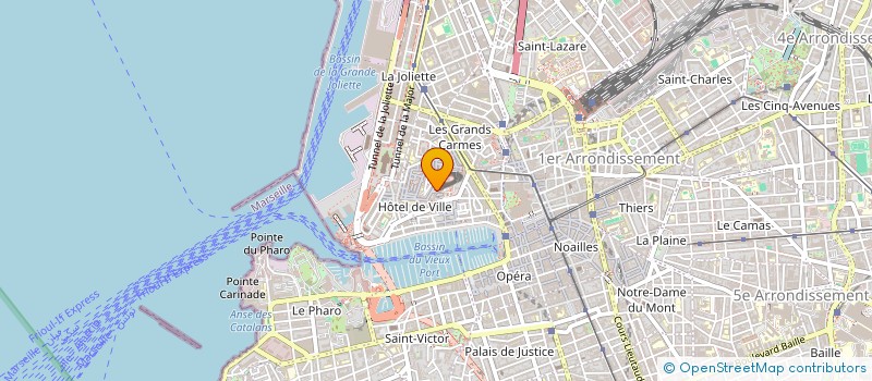 localisation de l'entreprise MADAME NARIMENE KLOUA à MARSEILLE