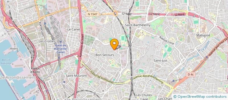 localisation de l'entreprise MADAME NARIMENE LAIDI à MARSEILLE