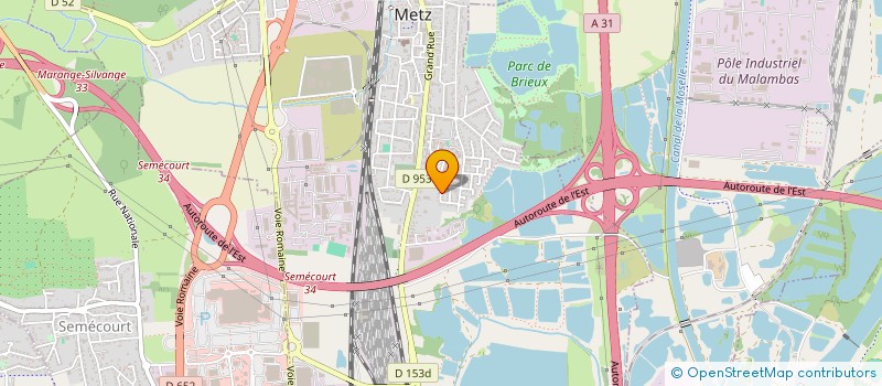 localisation de l'entreprise MADAME NARIMENE MEHTOUGUI  MAIZIERES-LES-METZ