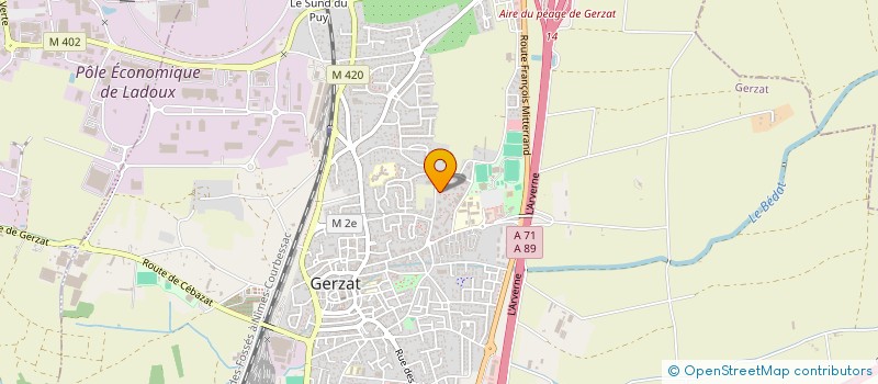 localisation de l'entreprise MADAME NARINDRA RAKOTONIRINA à GERZAT