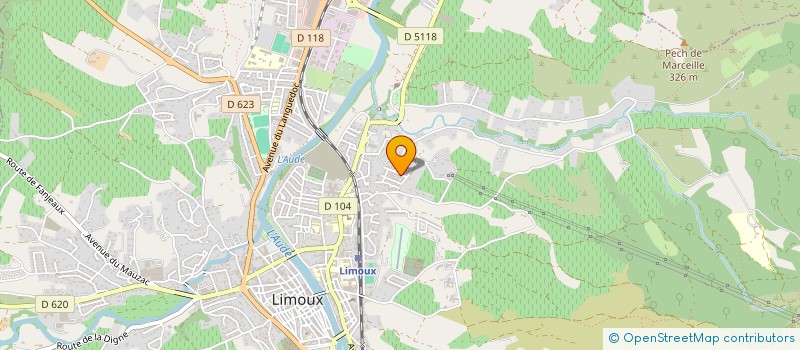 localisation de l'entreprise MADAME NARINE ASATRYAN  LIMOUX