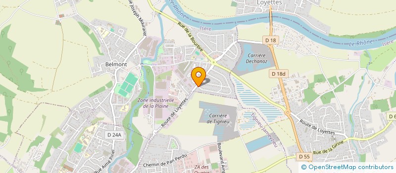 localisation de l'entreprise MADAME NARINE AVETISYAN  CHAVANOZ