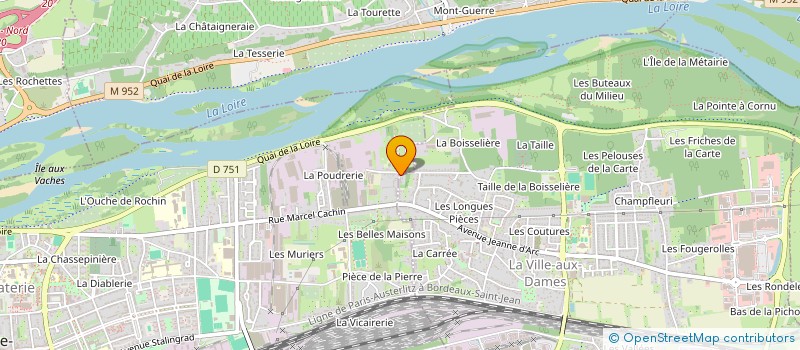 localisation de l'entreprise MADAME NARINE GRIGORYAN  LA VILLE-AUX-DAMES