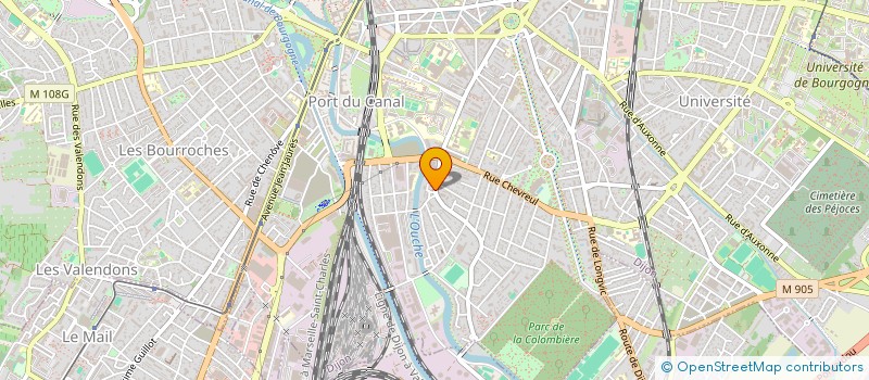 localisation de l'entreprise MADAME NARINE HOVHANNISYAN à DIJON