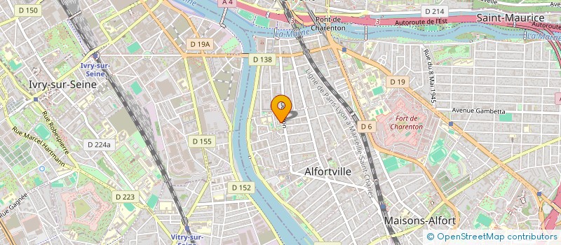 localisation de l'entreprise MADAME NARINE PETROSYAN à ALFORTVILLE