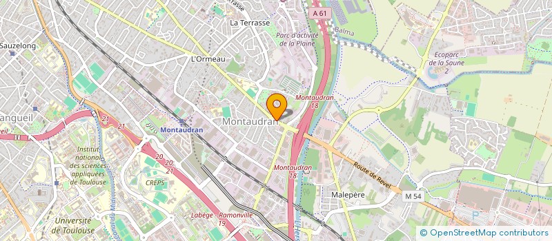 localisation de l'entreprise MADAME NARJES BAHROUNI à TOULOUSE