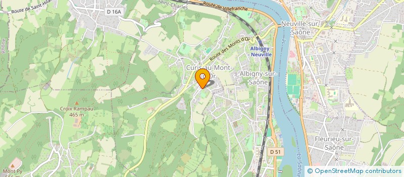 localisation de l'entreprise MADAME NARJES GUEDICHE  CURIS-AU-MONT-D'OR