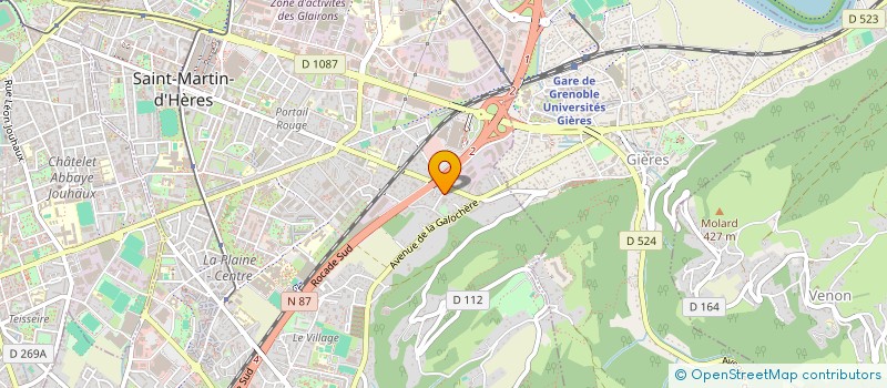 localisation de l'entreprise MADAME NARJES TAGOURTI à SAINT-MARTIN-D'HERES