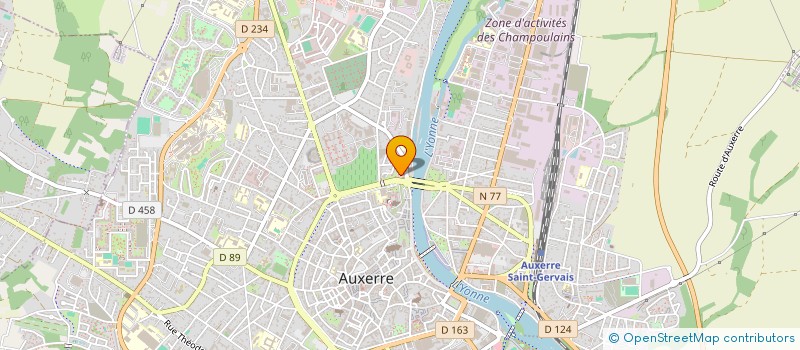 localisation de l'entreprise MADAME NARJIS EL FARRASS  AUXERRE