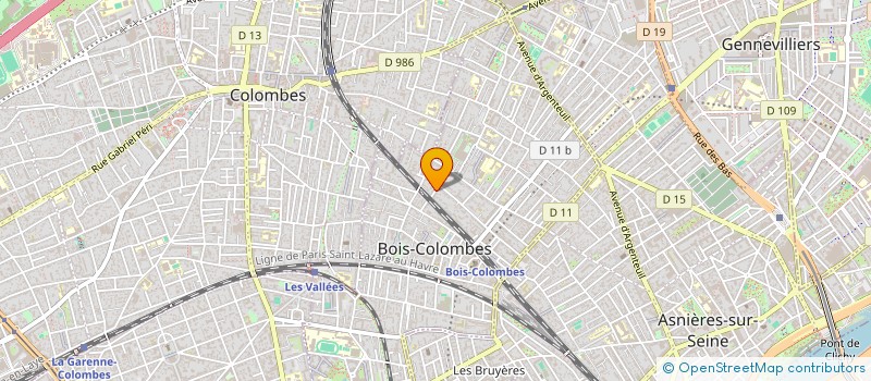 localisation de l'entreprise MADAME NARJIS JOHARI à BOIS-COLOMBES