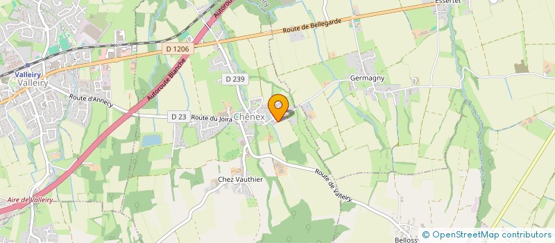 localisation de l'entreprise MADAME NARJISSE LASSAS  CHENEX