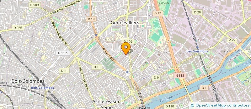 localisation de l'entreprise MADAME NARMINE MALECK GOULAMALY à GENNEVILLIERS