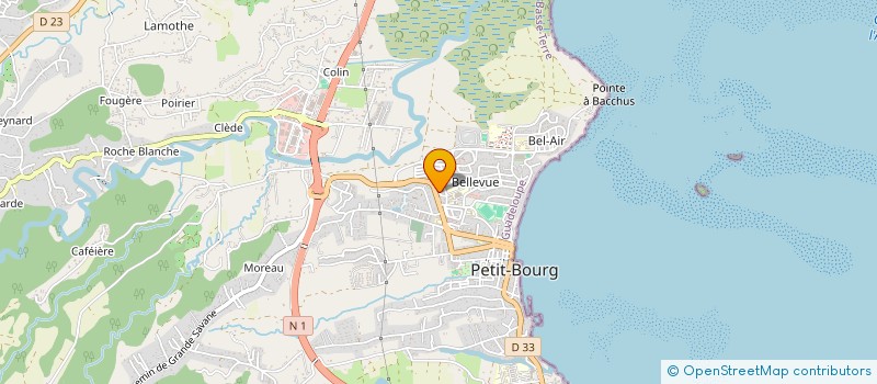 localisation de l'entreprise MADAME NAROMIE MYRTIL  PETIT-BOURG