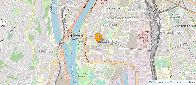 localisation de l'entreprise MADAME NARRIMAN MOSTEFAI  LYON