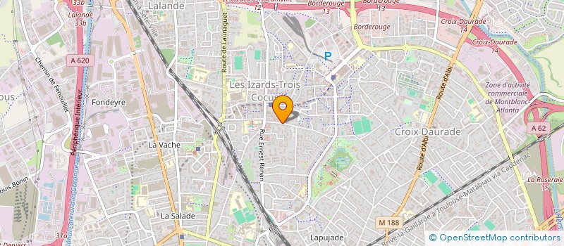 localisation de l'entreprise MADAME NARSAT ABASSE  TOULOUSE