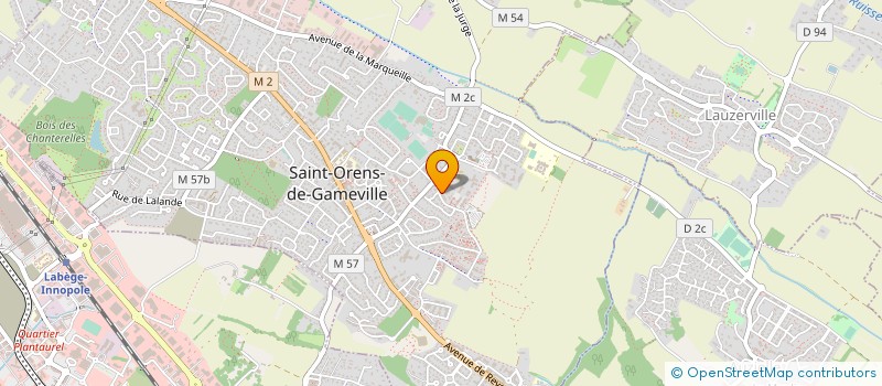 localisation de l'entreprise MADAME NASERA OUTOUIL à SAINT-ORENS-DE-GAMEVILLE