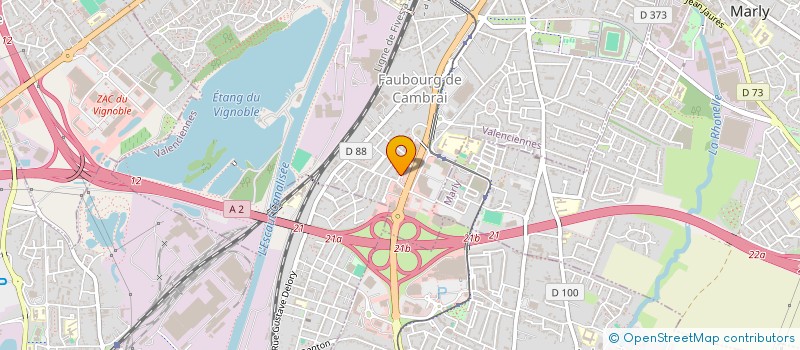 localisation de l'entreprise MADAME NASHIDA BORSLA à VALENCIENNES
