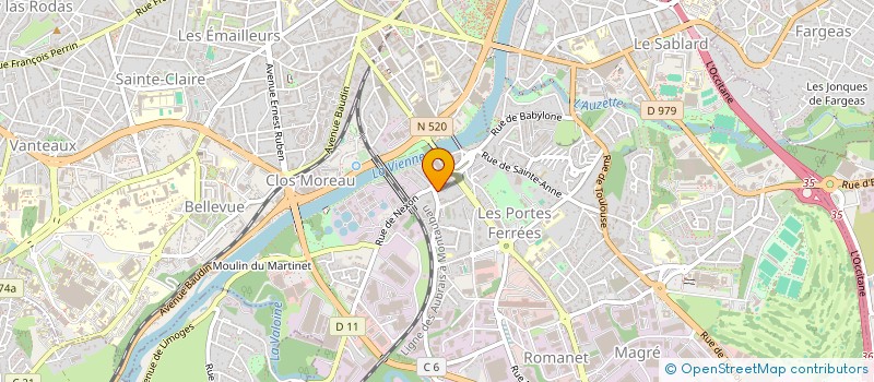 localisation de l'entreprise MADAME NASIRA BETTAYEB à LIMOGES