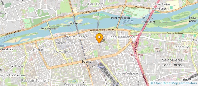 localisation de l'entreprise MADAME NASLY GONZALEZ MORENO  TOURS