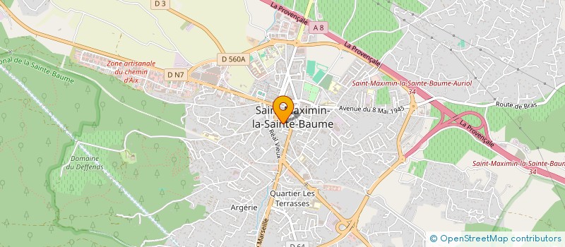 localisation de l'entreprise MADAME NASMA BOUTERA à SAINT-MAXIMIN-LA-SAINTE-BAUME