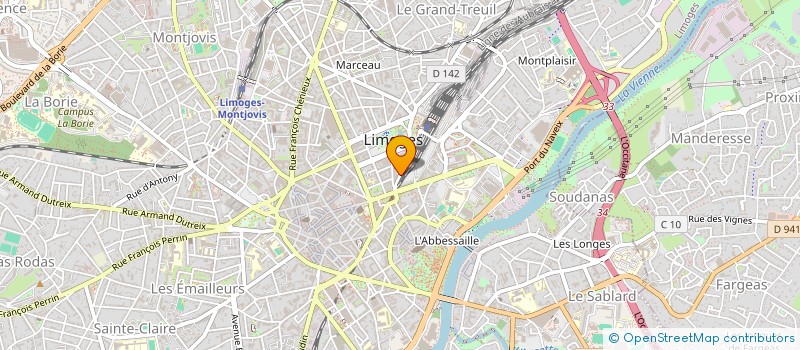 localisation de l'entreprise MADAME NASMIA ECHAT à LIMOGES