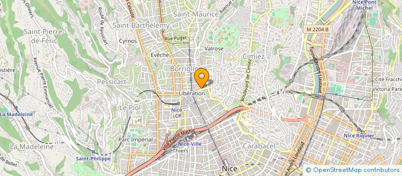 localisation de l'entreprise MADAME NASREDINE LYOUBI à NICE