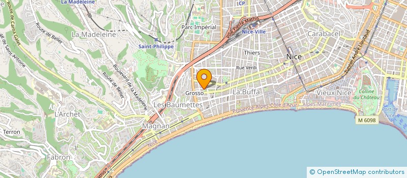 localisation de l'entreprise MADAME NASRINE FARAH à NICE