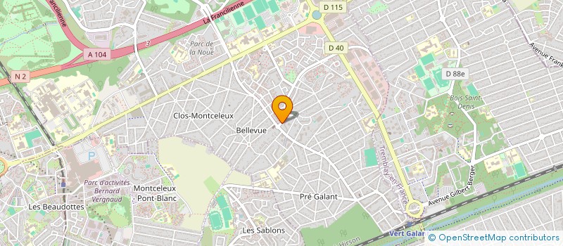 localisation de l'entreprise MADAME NASSENABA SANOGO à VILLEPINTE