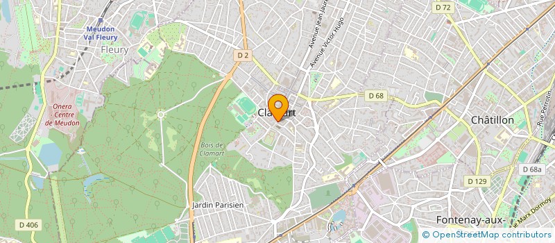 localisation de l'entreprise MADAME NASSERA BEGAR  CLAMART